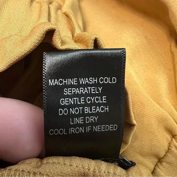 Flirtatious Marigold Yellow Ruffled Office Pants XL - Picture 5 of 5